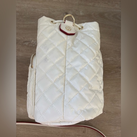 MZ Wallace Pearl Metallic Bucket Crossbody Shoulder Bag - Picture 8 of 11